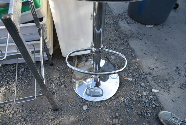 Backless Bar Height Chair.  - Image 3 of 4