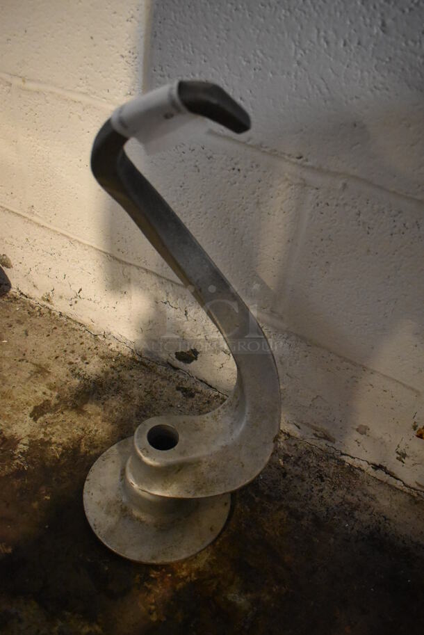 Hobart VMLH 60 Metal Commercial 60 Quart Dough Hook Attachment for Mixer. 10x10x19 - Image 2 of 4