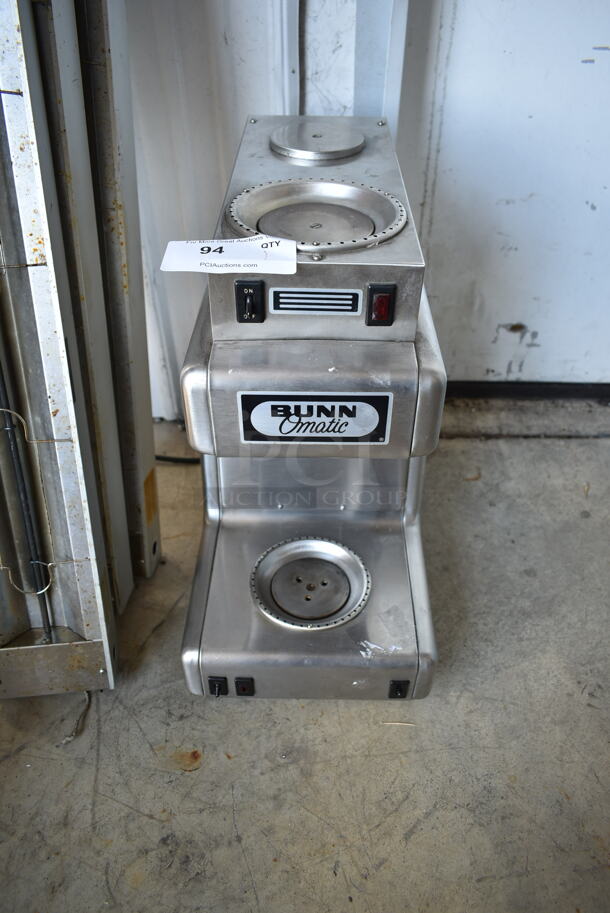 Bunn OL15 Stainless Steel Commercial Countertop 2 Burner Coffee Machine. 120 Volts, 1 Phase. - Image 1 of 6