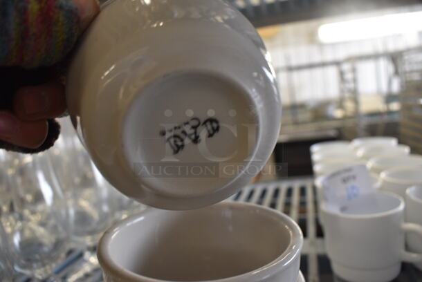 4 White Ceramic Bowls. 4x4x2.5. 4 Times Your Bid! - Image 3 of 3