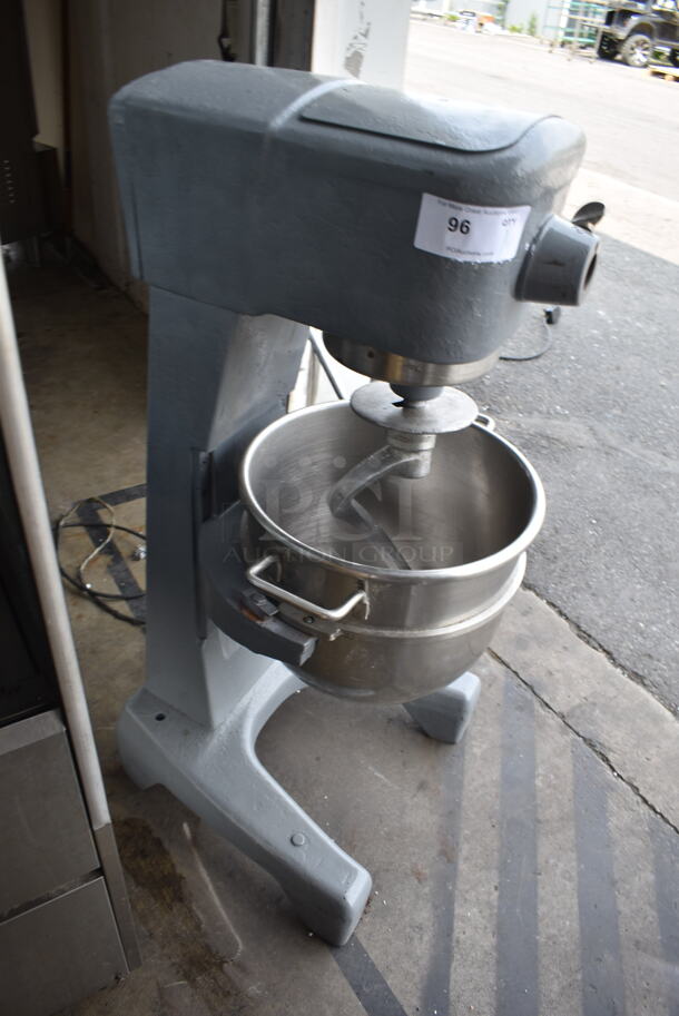 Hobart D-300 Commercial Stainless Steel Floor Mixer With Stainless Steel Bowl and Dough Hook. 115V, 1 Phase. Tested and Working! - Image 2 of 4