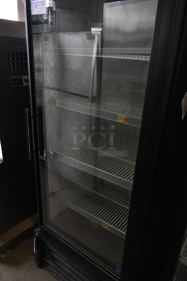 True GDM-26 ENERGY STAR Metal Commercial Single Door Reach In Cooler Merchandiser w/ Poly Coated Racks. 115 Volts, 1 Phase. Tested and Working! - Image 4 of 7
