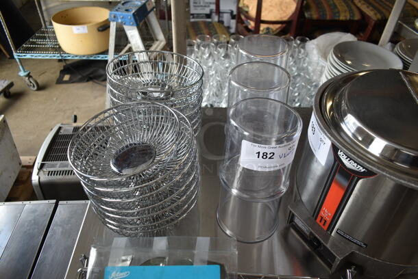 ALL ONE MONEY! Lot of Various Items Including Metal Wire Bread Baskets and Poly Cylindrical Bins - Image 3 of 3