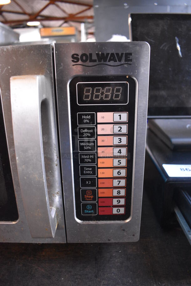 Solwave Model 180MW1000SS Stainless Steel Commercial Countertop Microwave Oven. 120 Volts, 1 Phase. 20x17x12 - Image 4 of 5