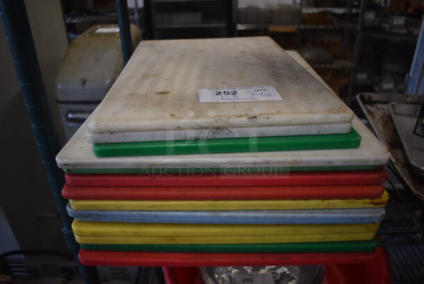 14 Various Cutting Boards. Includes 12x18x0.5, 15x20x0.5. 14 Times Your Bid!