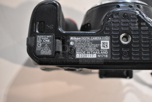 Nikon D3500 Digital Camera w/ Lens and Strap.  - Image 8 of 8