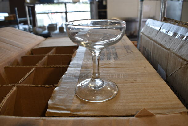 24 BRAND NEW! Champagne Glasses. 3.5x3.5x4.5. 24 Times Your Bid!