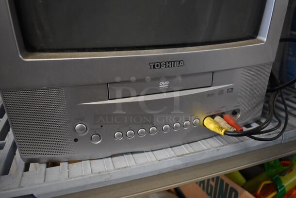 Toshiba Model MD13P1 13" Television w/ Built In DVD Player - Image 4 of 5