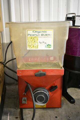 Olde Tyme PN1 Metal Commercial Countertop Nut Grinder. 115 Volts, 1 Phase. Tested and Working!