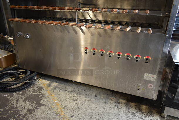 Tomasi CH-53-TE-EXP Stainless Steel Commercial Floor Style Natural Gas Powered 53 Spit Rotisserie Oven. - Image 3 of 11