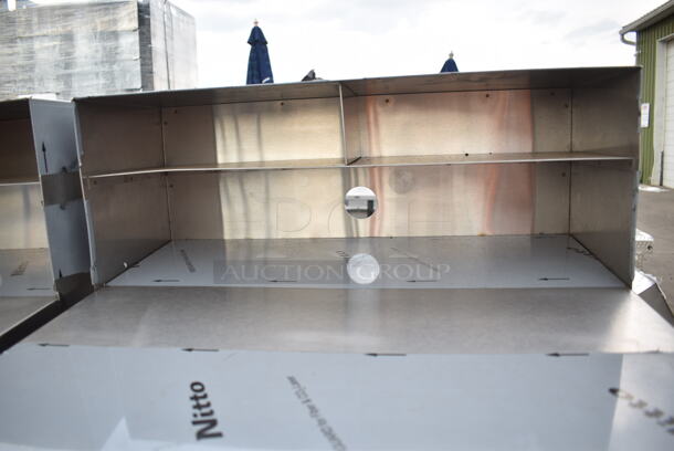 BRAND NEW SCRATCH AND DENT! Stainless Steel Commercial Counter w/ Drawer and 2 Doors on Commercial Casters.  - Image 4 of 5