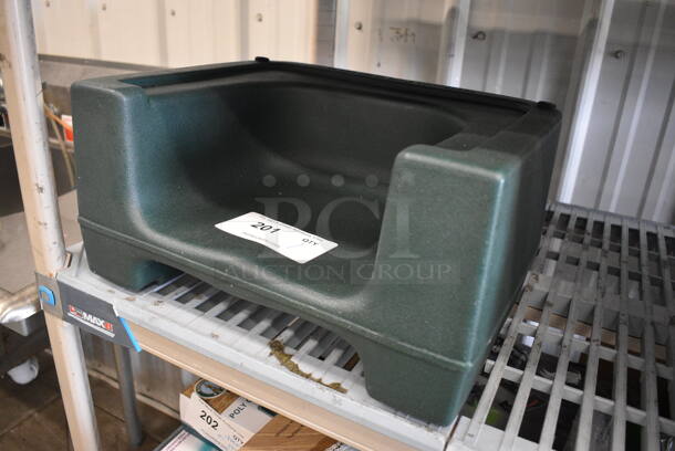 Green Poly Booster Seat. 15x12x8 - Image 2 of 3