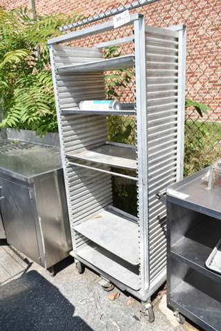 CresCor 2101841A Metal Pan Transport Rack on Commercial Casters.  