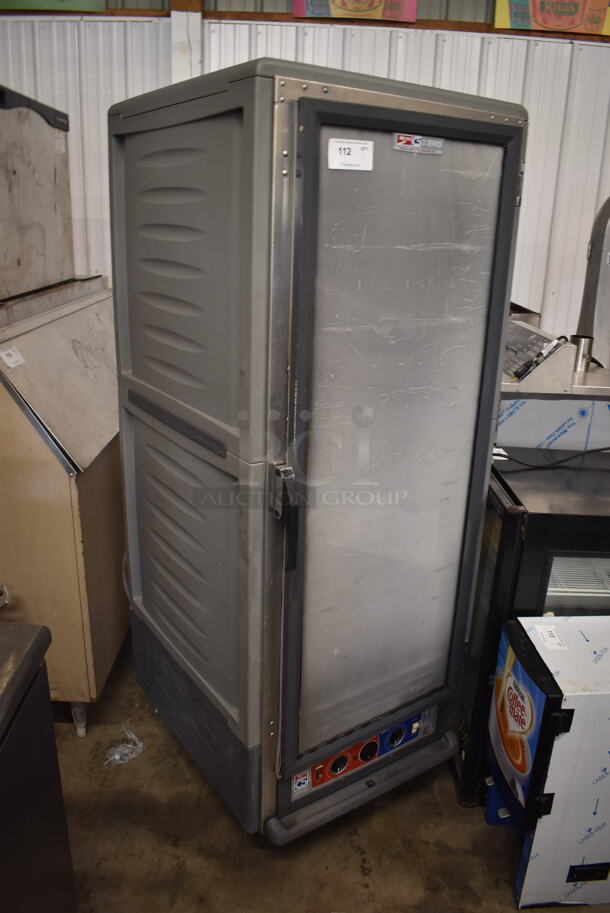 2016 Metro C539-CFU-U-GY Commercial 
Gray Heated Holding And Proofing Cabinet With Clear Door And Pan Racks.  120V. Tested and Working! - Image 2 of 5