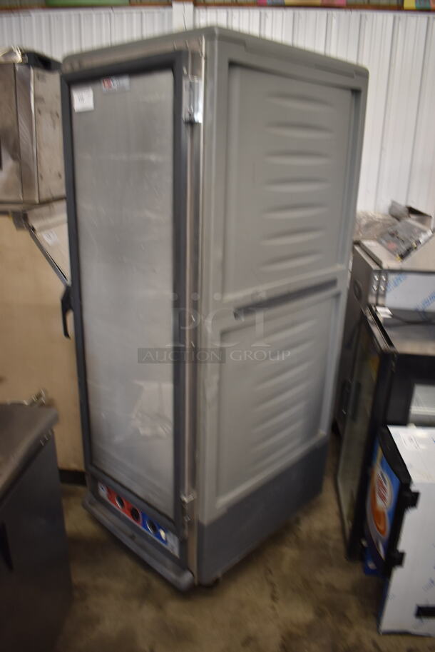 2016 Metro C539-CFU-U-GY Commercial 
Gray Heated Holding And Proofing Cabinet With Clear Door And Pan Racks.  120V. Tested and Working! - Image 3 of 5