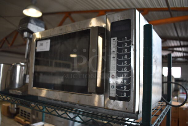 Stainless Steel Commercial Countertop Microwave Oven. 22x18x14 - Image 4 of 4