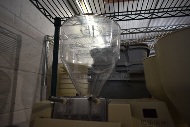 Edhard MK Metal Commercial Countertop Donut Pastry Filler Machine w/ 5 Hoppers. 120 Volts, 1 Phase. Tested and Working! - Image 7 of 9