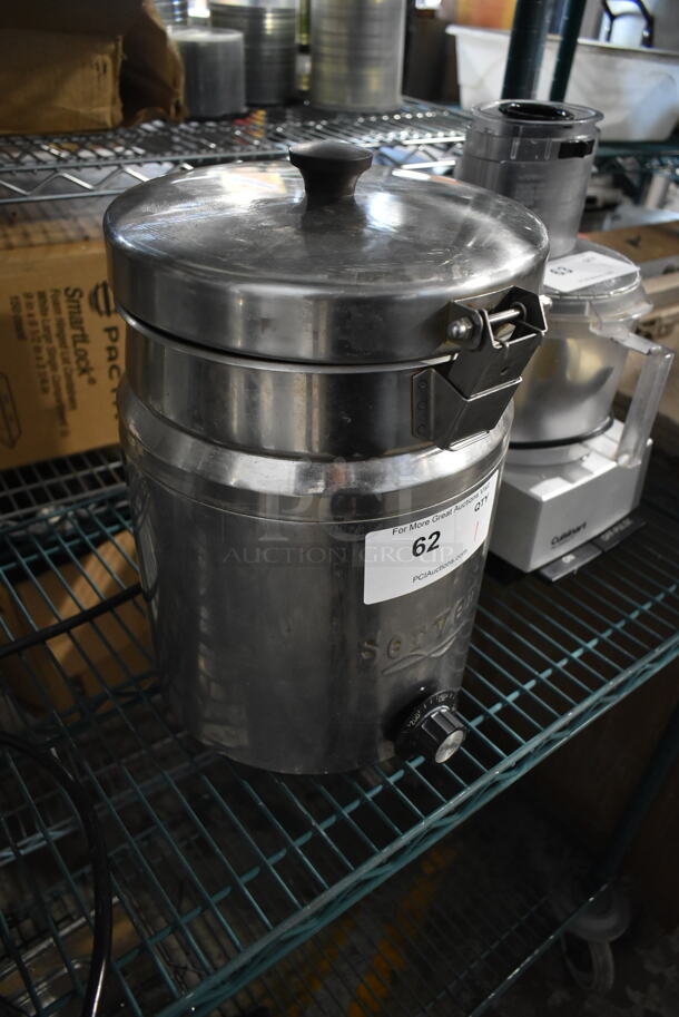 Server FS-7 Stainless Steel Commercial Countertop Food Warmer w/ Drop In and Lid. 120 Volts, 1 Phase.  - Image 2 of 8