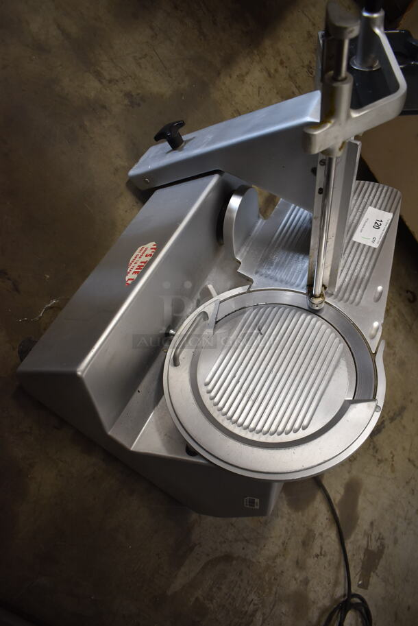 Bizerba Commercial Stainless Steel Electric Countertop Meat and Cheese Slicer On Rubber Feet. 115 Volts, 1 Phase. Tested and Working! - Image 3 of 5