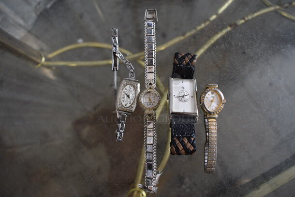 ALL ONE MONEY! Lot of 4 Various Watches!