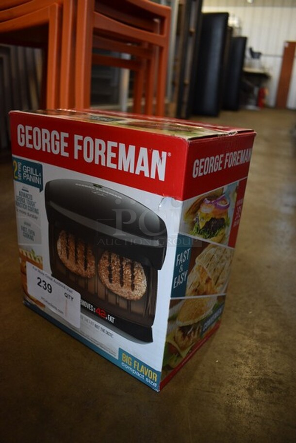 BRAND NEW IN BOX! George Foreman Grill & Panini. - Image 2 of 4