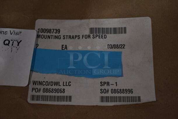 Box of 2 BRAND NEW! Winco SPR-1 Stainless Steel Speed Rail Hangers - Image 5 of 5
