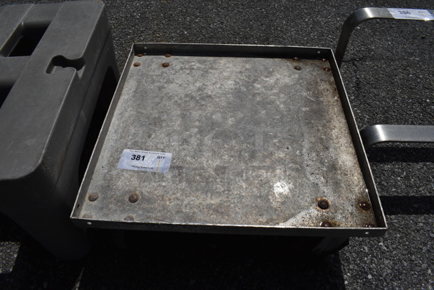 Metal Commercial Dish Caddy Dolly on Commercial Casters. 21x21x7.5 - Image 3 of 3