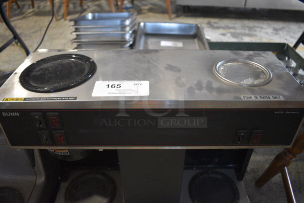 Bunn VPS Stainless Steel Commercial Countertop 3 Burner Coffee Machine w/ Poly Brew Basket. 120 Volts, 1 Phase. 23x9x19 - Image 4 of 6