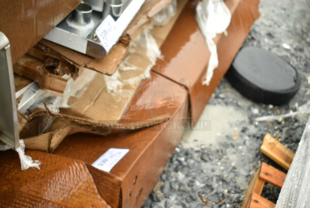 BRAND NEW SCRATCH AND DENT! Wooden Tabletop. May Be Missing Pieces.  - Image 2 of 4