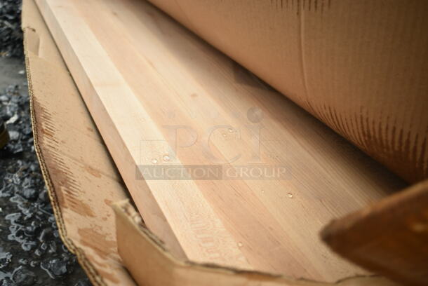 BRAND NEW SCRATCH AND DENT! Wooden Tabletop. May Be Missing Pieces.  - Image 3 of 4