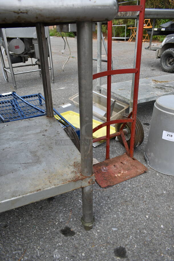 Stainless Steel Table w/ Metal Under Shelf. - Image 5 of 5