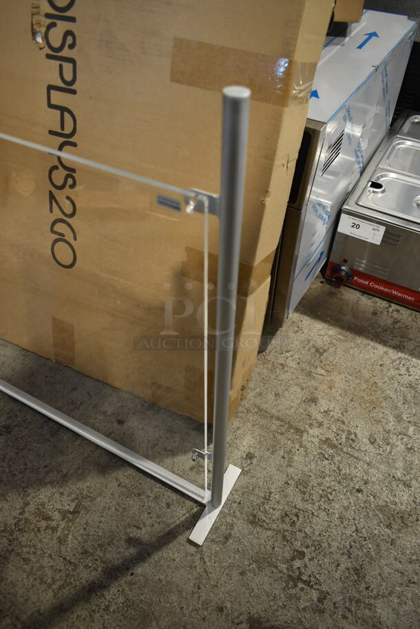 BRAND NEW! Displays2Go SMSDSAMB1 Sneeze Guard / Hygiene Barrier - Image 3 of 4