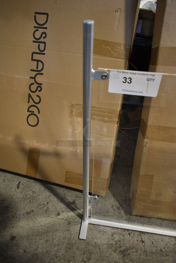 BRAND NEW! Displays2Go SMSDSAMB1 Sneeze Guard / Hygiene Barrier - Image 3 of 4