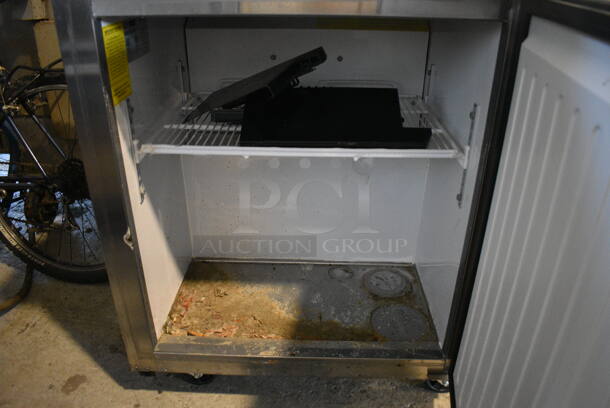 Kratos Model 69K-769HC Stainless Steel Commercial Sandwich Salad Prep Table Bain Marie Mega Top on Commercial Casters. 115 Volts, 1 Phase. 29x30.5x45. Tested and Working! - Image 5 of 6
