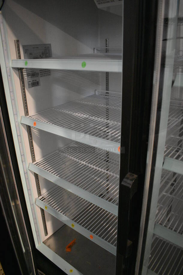 KoolMore Model MDR-3GD Metal Commercial 3 Door Reach In Cooler Merchandiser w/ Poly Coated Racks. 115 Volts, 1 Phase. 78x31x80. Tested and Working! - Image 4 of 7