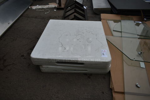 2 Folding Tables. 2 Times Your Bid!