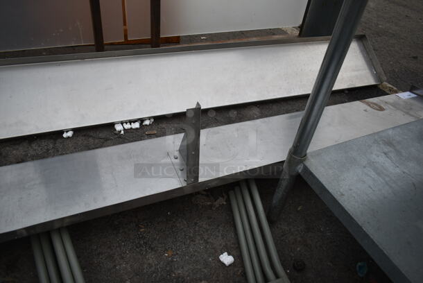Stainless Steel Wall Mount Shelf. - Image 4 of 4