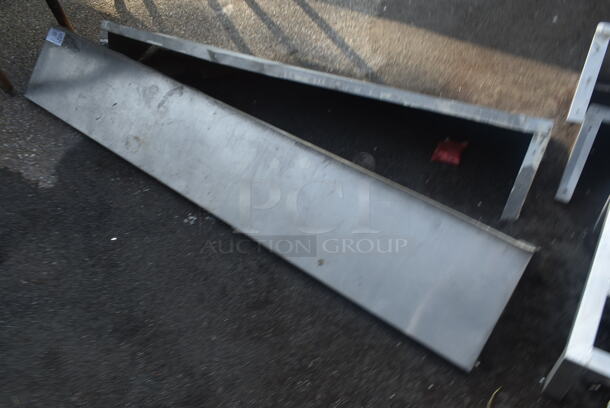 Stainless Steel Wall Mount Shelf. - Image 2 of 3