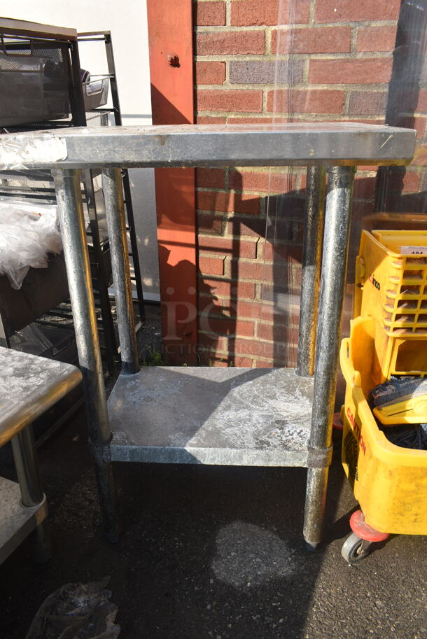 Stainless Steel Commercial Table w/ Metal Under Shelf. - Image 4 of 5