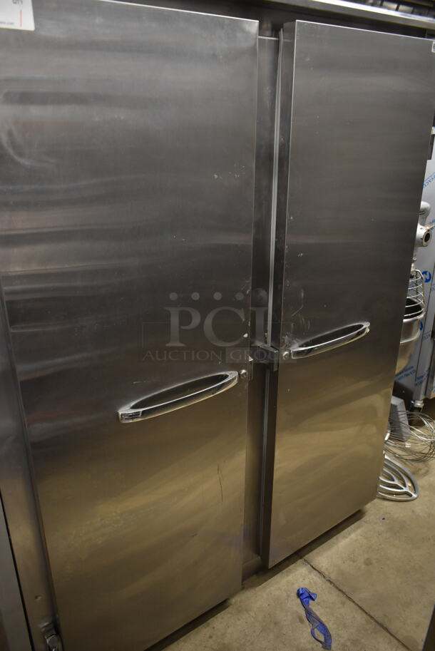 2018 Continental 2R Stainless Steel Commercial 2 Door Reach In Cooler. 115 Volts, 1 Phase. Tested and Working! - Image 3 of 6