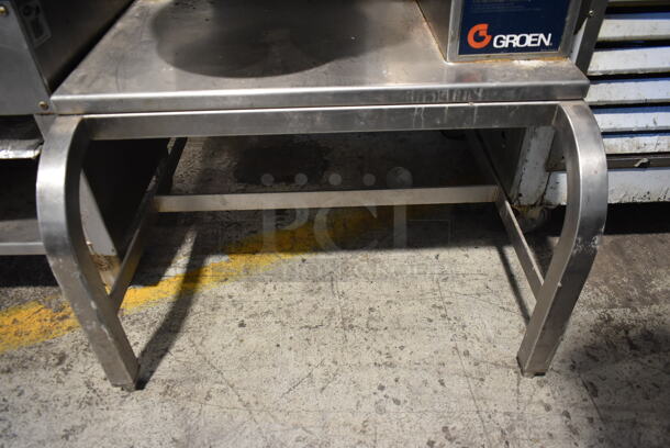 Groen Stainless Steel Commercial Natural Gas Powered Floor Style Manual Tilting Steam Kettle. - Image 3 of 10