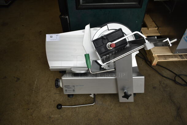 2022 Bizerba GSP HD Stainless Steel Commercial Countertop Automatic Meat Slicer. 120 Volts, 1 Phase. Tested and Working!