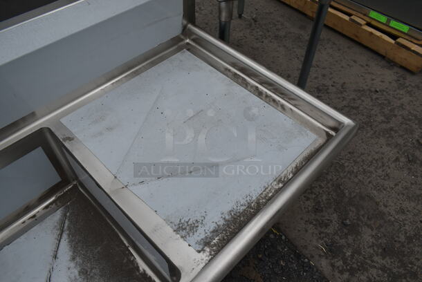 BRAND NEW SCRATCH AND DENT! Regency 600S12323224 Stainless Steel Commercial Single Bay Sink w/ Dual Drain Boards. No Legs. - Image 7 of 7