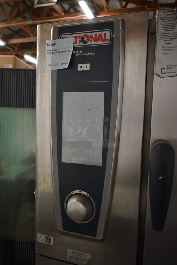 2 2013 Rational Stainless Steel Commercial Combitherm Self Cooking Center Convection Ovens on Commercial Casters. Top Model: SCC WE 62. Bottom Model: SCC WE 102. 480 Volts, 3 Phase. 2 Times Your Bid! - Image 4 of 9