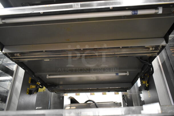 Custom Deli's Inc Metal Commercial 2 Tier Warming Display Case on Commercial Casters. 120-208 Volts, 1 Phase. - Image 7 of 7