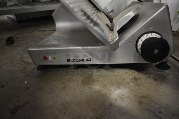 2017 Bizerba GSP H Stainless Steel Commercial Countertop Meat Slicer. 120 Volts, 1 Phase. Tested and Working! - Image 6 of 8