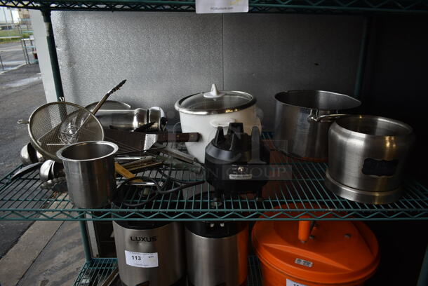 ALL ONE MONEY! 2 Tier Lot of Various Items Including Cutting Boards and Metal Baking Pans. - Image 2 of 5