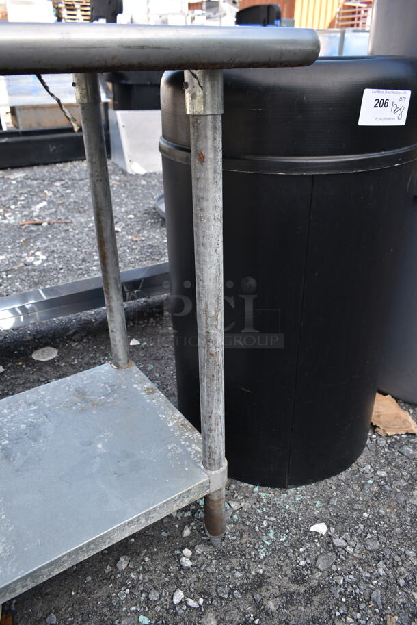 Stainless Steel Commercial Table w/ w/ Commercial Can Opener Mount and Under Shelf. - Image 4 of 4