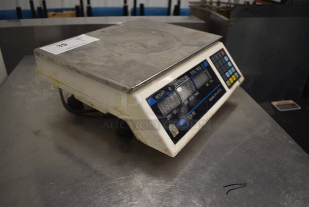 J&S ES-30 Commercial Countertop Price Computing Scale. Tested and Working! - Image 2 of 3