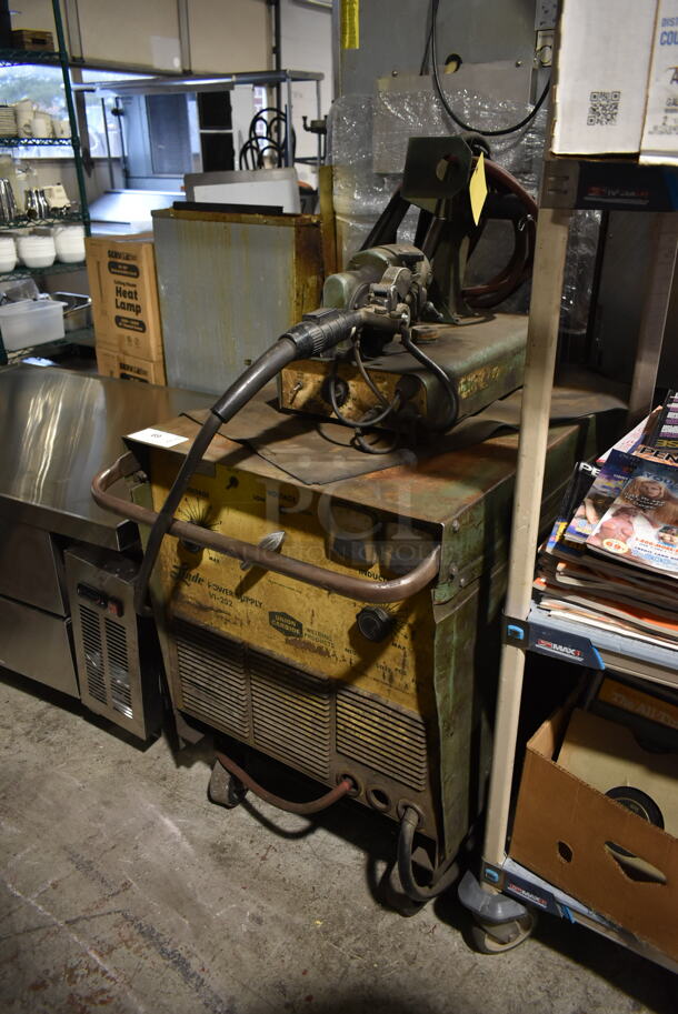 Union Carbide Linde VI-252 Metal Commercial Floor Style Power Supply Welder on Casters. 230/460 Volts, 3 Phase.  - Image 1 of 8